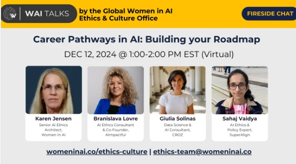 Women in AI Career Pathways fireside chat featuring Branislava Lovre